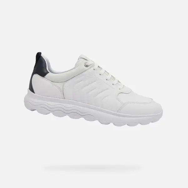 White men's sneakers Geox Spherica - Men's