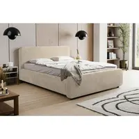 MID.YOU ČALOUNĚNÁ POSTEL, 160/200 cm, přírodní barvy