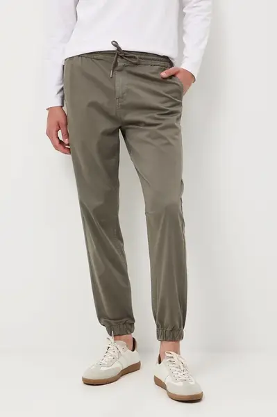 Kalhoty Medicine pánské, zelená barva