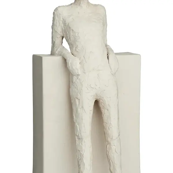 Dekorativní figurka Kähler The Hedonist 22 cm bílá barva