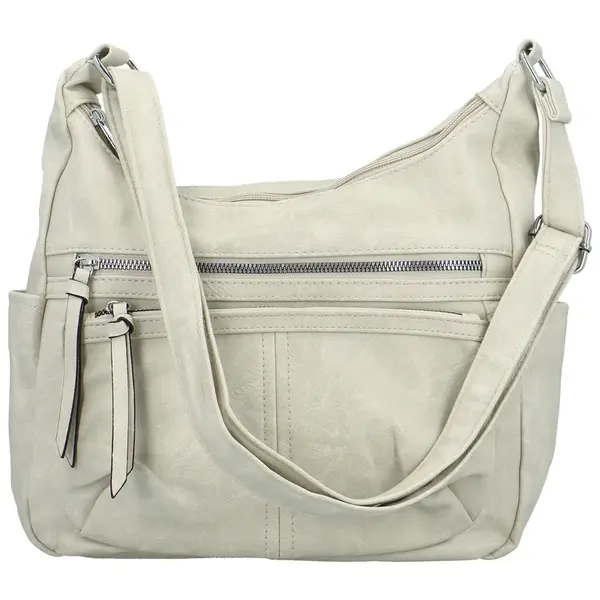 Dámská crossbody kabelka krémová - Firenze Fresia