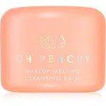 MUA Makeup Academy Oh Peachy odličovací balzám s obsahem oleje s vůní broskve 70 g