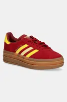 Dětské tenisky adidas Originals GAZELLE BOLD červená barva, JR5953