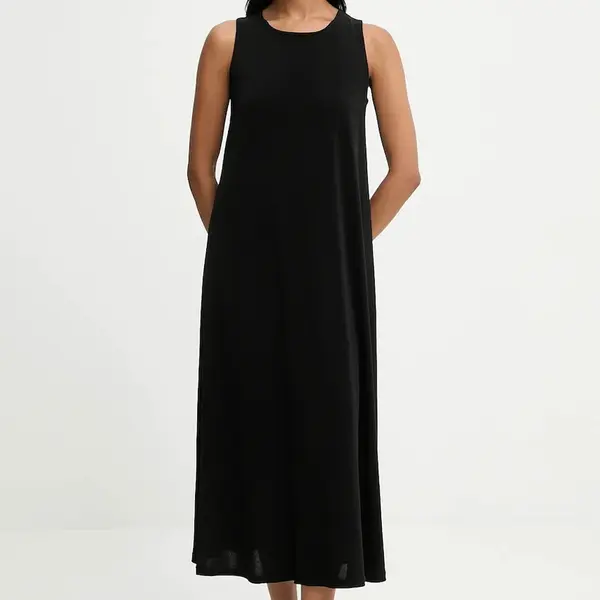 Šaty Answear.LAB černá barva, midi