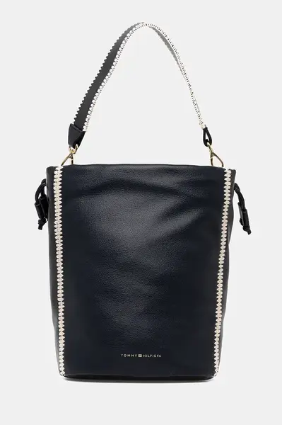 Kožená kabelka Tommy Hilfiger