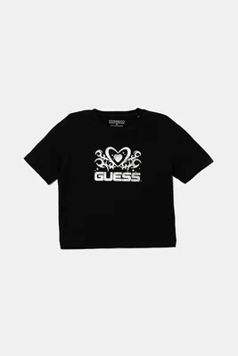 Dětské tričko Guess černá barva, J5YI02 K6YW4