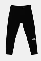 Dětské legíny The North Face EVERYDAY LEGGINGS černá barva, s potiskem, NF0A8BHQJK31