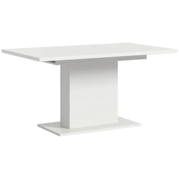 MID.YOU VÝSUVNÝ STŮL, bílá, 150-190/90/76 cm