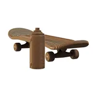 3D puzzle Cartonic Skateboard And Spary Can