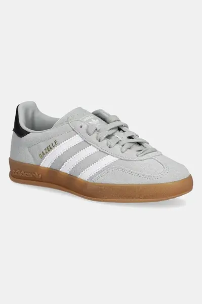 Dětské tenisky adidas Originals GAZELLE INDOOR šedá barva, JP8764