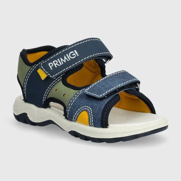 Dětské sandály Primigi zelená barva