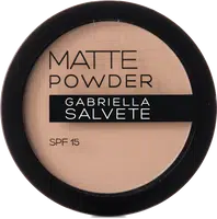 GABRIELLA SALVETE Matující pudr SPF15 - 02, 8 g