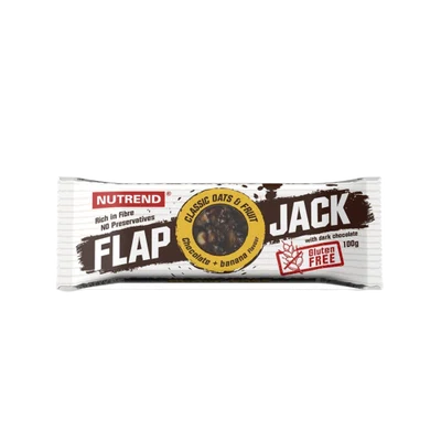 NUTREND Flap Jack Gluten Free  Čokoláda, banán 100 g