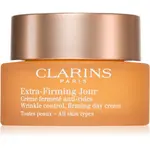 Clarins Extra-Firming Day denní liftingový krém proti vráskám pro všechny typy pleti 50 ml