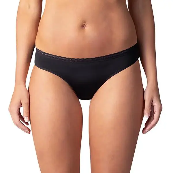 Bellinda 
DAILY MICRO SLIP - Women's panties with lace - black