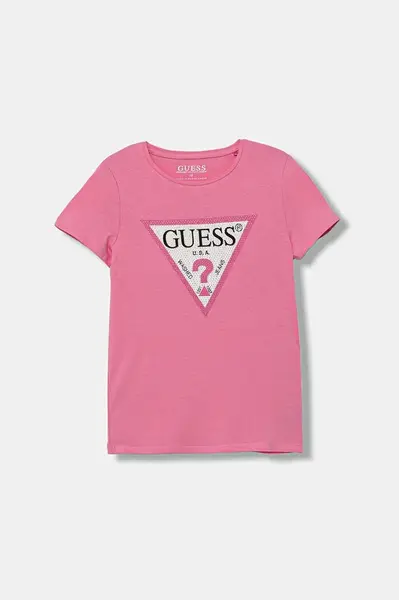 Dětské tričko Guess růžová barva, J2YI51 K6YW1