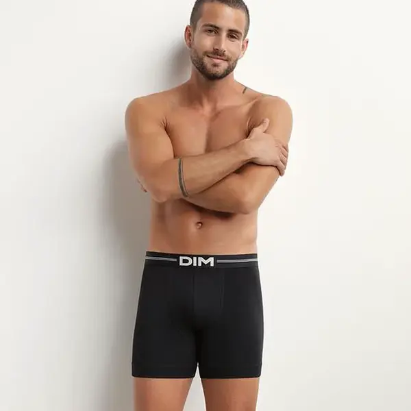 Černé pánské boxerky DIM Icons boxer