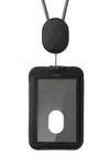 Držák na průkaz totožnosti se šňůrkou Orbitkey Card Holder 56 cm černá barva