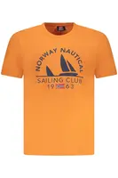 Pánské oranžové triko s krátkým rukávem