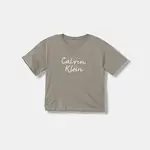 Dětské bavlněné tričko Calvin Klein Jeans šedá barva, IG0IG02973