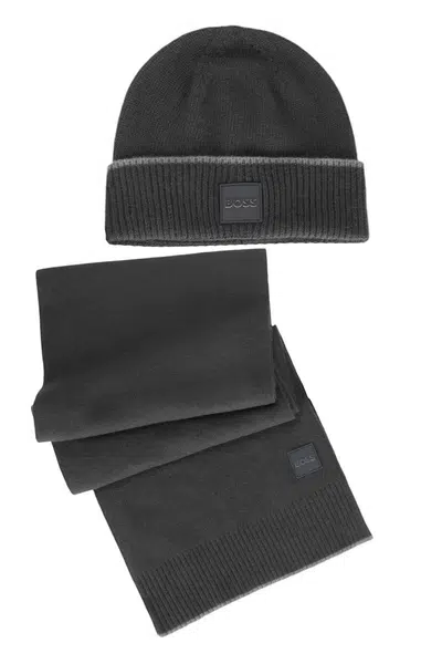 HUGO BOSS MEN'S BLACK CAP