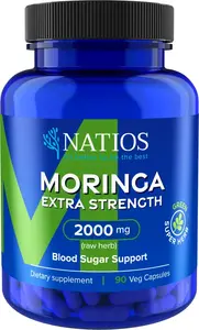 Natios Moringa Extract 2000 mg 90 veganských kapslí