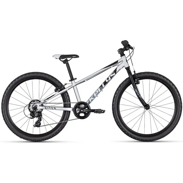 Juniorské kolo KELLYS KITER 30 24" 10.0 11" (120-140 cm) Silver