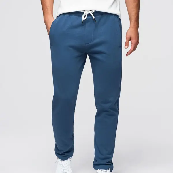 Ombre Men's sweatpants with unlined leg - dark blue