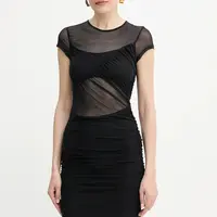 Šaty Guess GRACEY černá barva, mini, přiléhavé, W5YK66 KBAH2