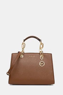 Kožená kabelka MICHAEL Michael Kors černá barva, 30S4GCYS2T