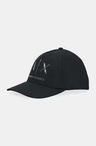 Armani Exchange  Bavlněná baseballová čepice