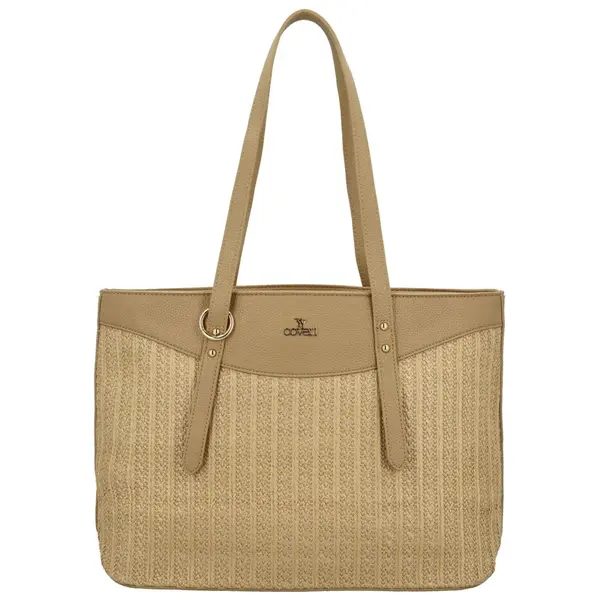 Dámská kabelka na rameno béžová - Coveri Thierra