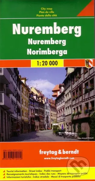 Nuremberg 1:20 000 (Mapa mesta)