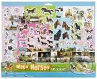 Mega set samolepek - Koně