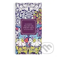 Galison William Morris Paint-in Postcard Set - Galison, William Morris - kniha z kategorie Psací potřeby