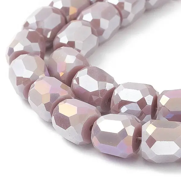Electroplate Opaque Glass Beads