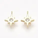 Brass Cubic Zirconia Charms