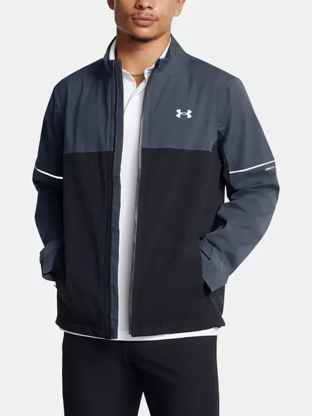Pánská bunda Under Armour DRIVE RAIN JACKET-GRY - Pánské