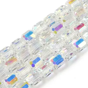 Electroplate Glass Beads Strands