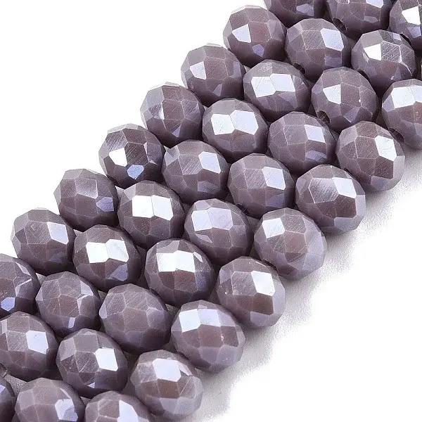 Electroplate Glass Beads Strands