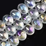 Electroplate Glass Beads Strand