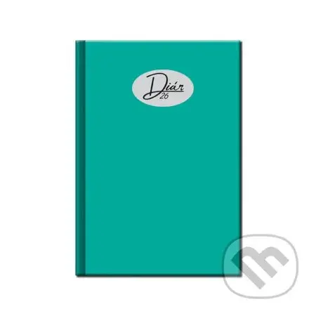 Denný diár COLORS 2026 (zelenomodrý) (12-mesačný, A5)