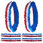 10Pcs Wide Stretch Sparkling Headband