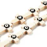 Synthetic Turquoise Enamel Beads Strands