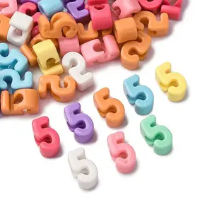 Opaque Acrylic European Beads