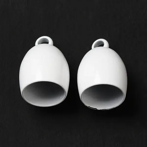 Spray Painted 201 Stainless Steel Cord Ends