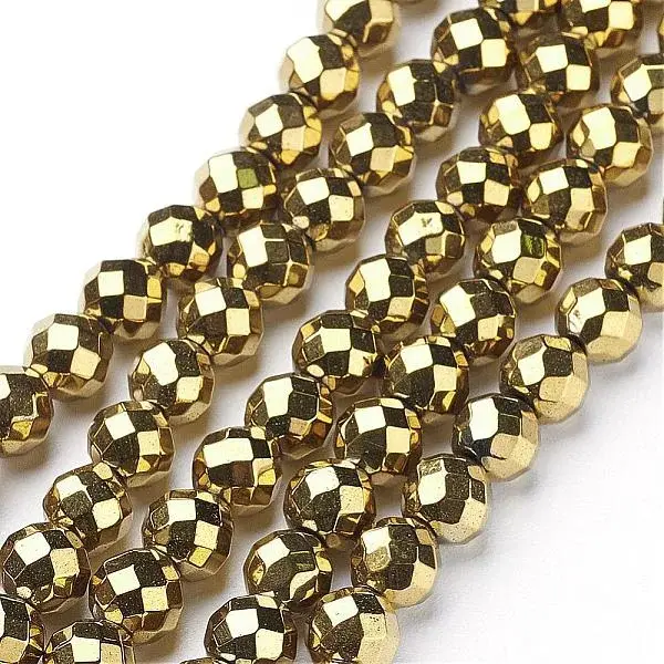 Non-Magnetic Synthetic Hematite Beads Strands