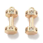 Brass Micro Pave Clear Cubic Zirconia Pendants