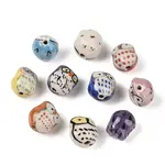 Handmade Printed Porcelain Beads