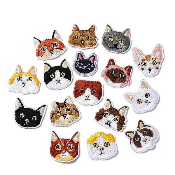 Polyester Embroidery Cloth Iron On/Sew On Patches